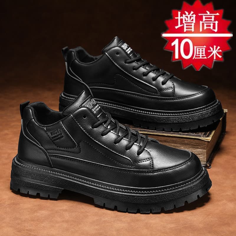 Terno de inverno sapatos de couro de aumento interno dos homens 10cm8cm6cm negócios Formal Wear estudante aumentando sap