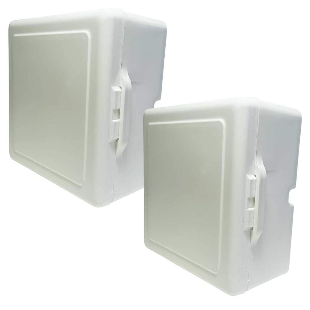 Kit 2 Caixas Organizadora Cftv 4,5x9,0x9,0 Encaixe sem Parafusos