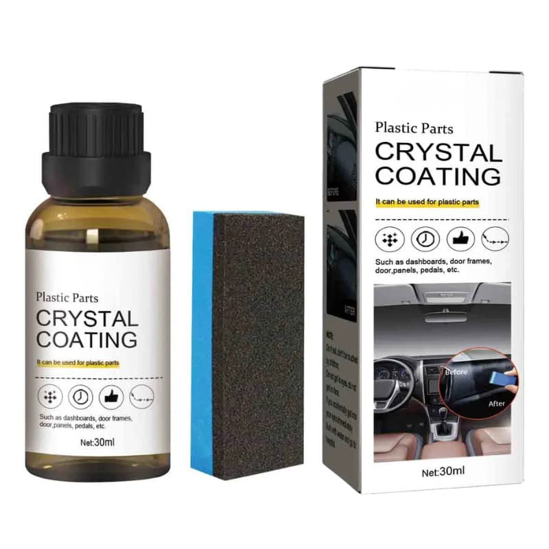 Cera Restauradora Agente de Revestimento Cristal para Plástico Automotivo Painéis Internos e Externos