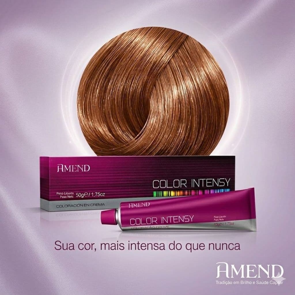 Coloração 8.4 Louro Claro Acobreado Color Intensy Amend 50g