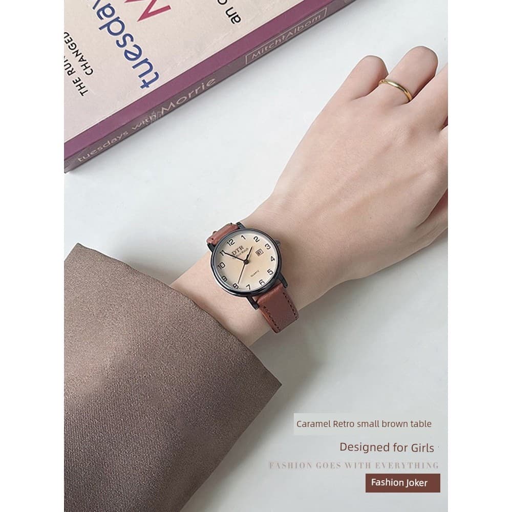 Rosé Ouro Relógio Importado Feminino Relógio feminino moda Exame dedicado relógio feminino estudantes do ensino m