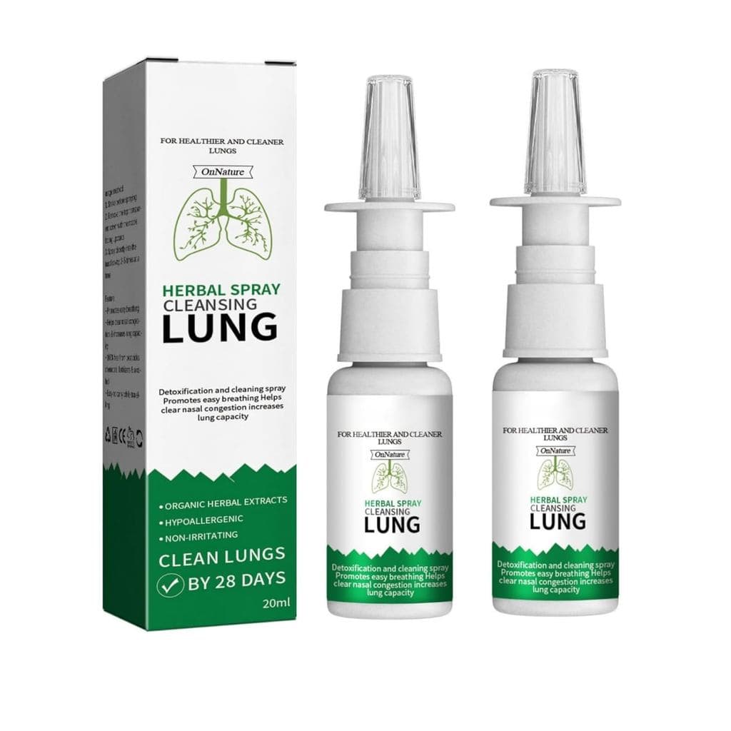 Spray herbal de 20ml, spray pulmonar, spray de limpeza pulmonar, spray para auxiliar a respiração, spray herbal de limpe