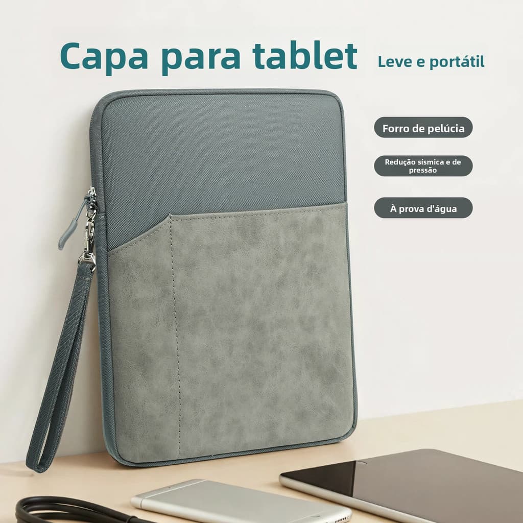 Capa protetora para Tablet PC de 11 e 13 polegadas, à prova d'água à prova de choque, compatível com iPad.