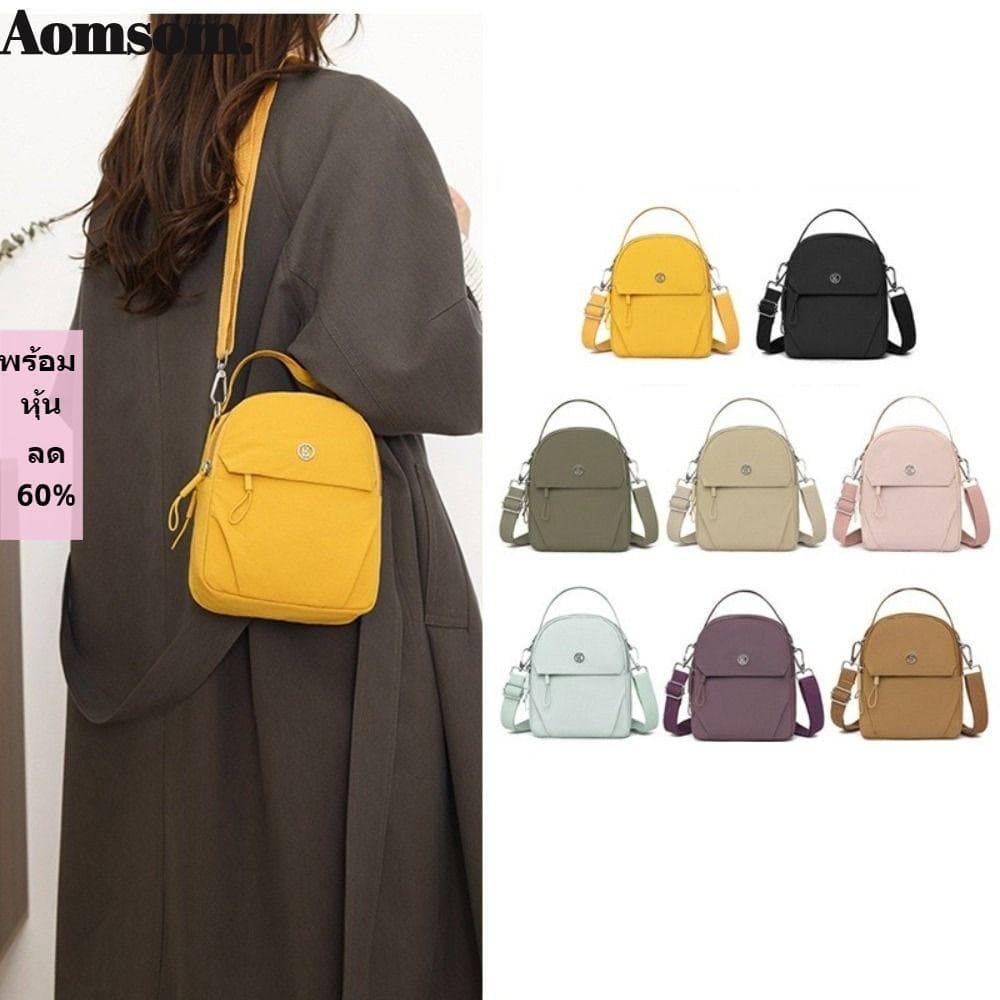 Bolsa Crossbody AOMSOM , De Ombro Com Vários Bolsos , Alça Longa Mensageiro Durável Sentido Avançado Para Meninas E Mulh