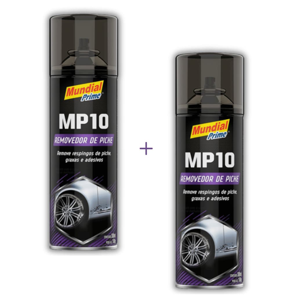 Kit C/2 Removedor Piche Cola Adesivo Película Graxa Asfalto Spray - Mundial Prime
