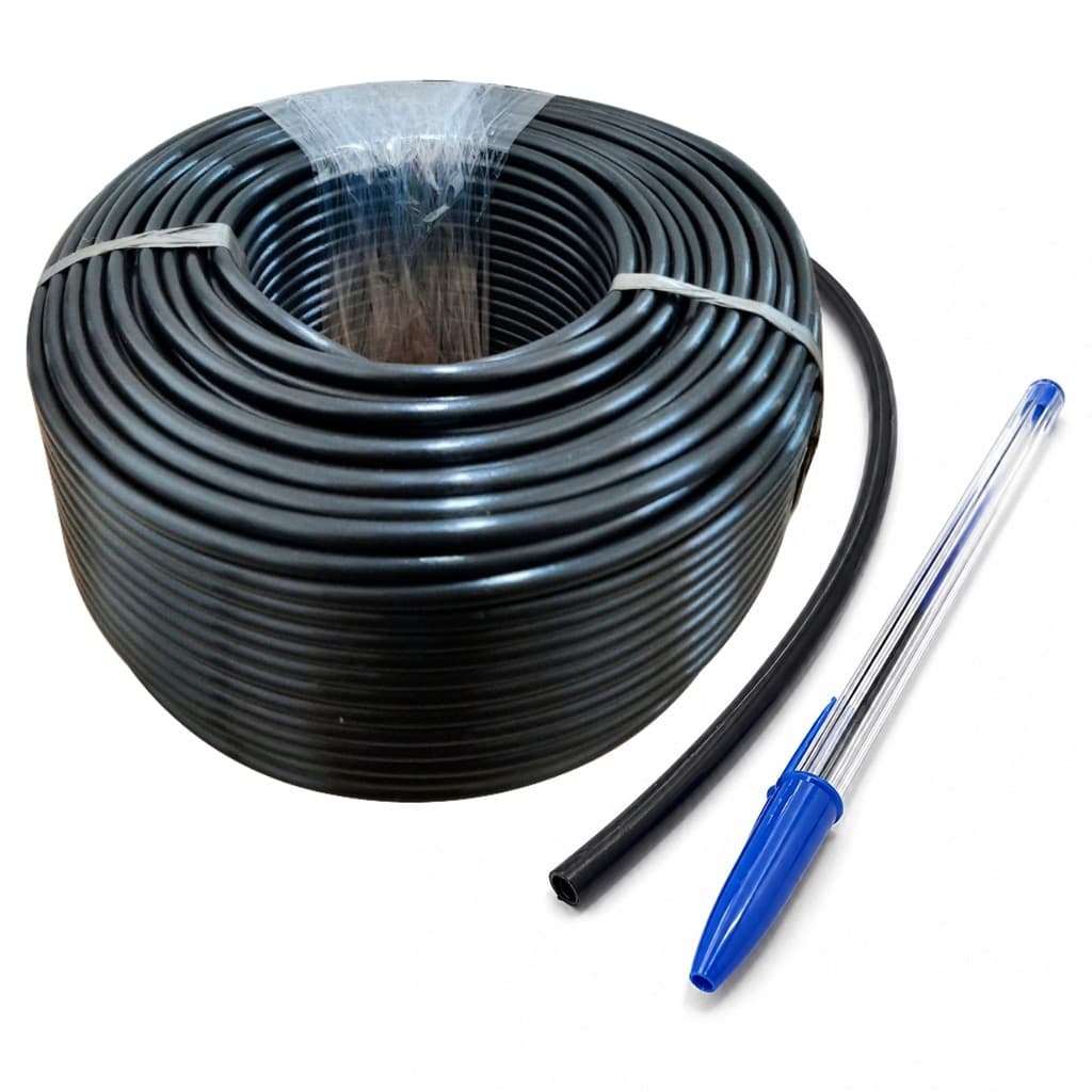 Mangueira Tubo Microtubo PELBD 4 x 6mm para Irrigação - Rolo com 50 metros..