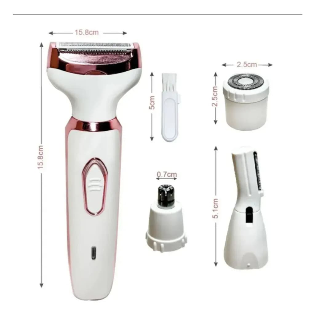 New 4 In 1 Multi-functional Electric Trimmer – Underarm Hair, Eyebrow, Shaver for Women, Body Hair Remover
