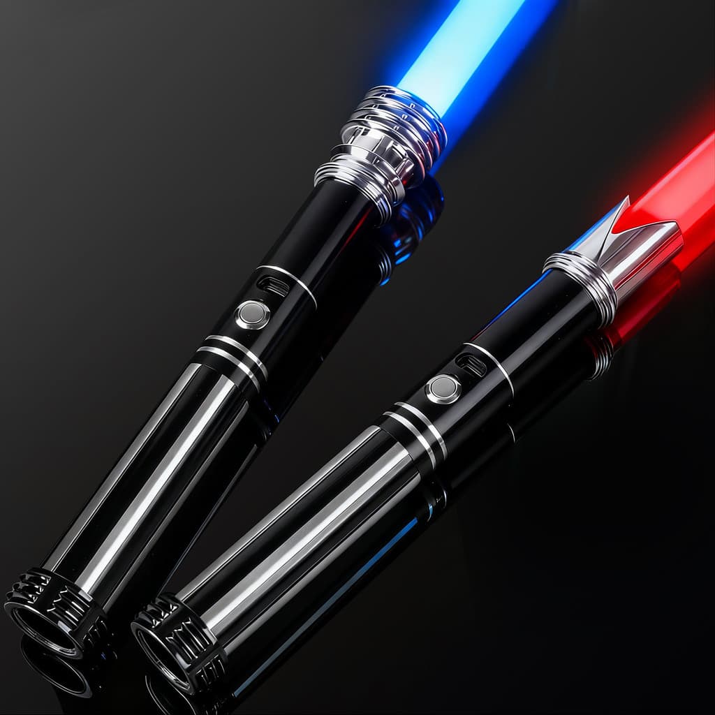 Laser Star Wars RGB de 16 Cores Recarregável com Som, Luz e Vibração, Cabo de Liga de Alumínio, Luz Star Wars