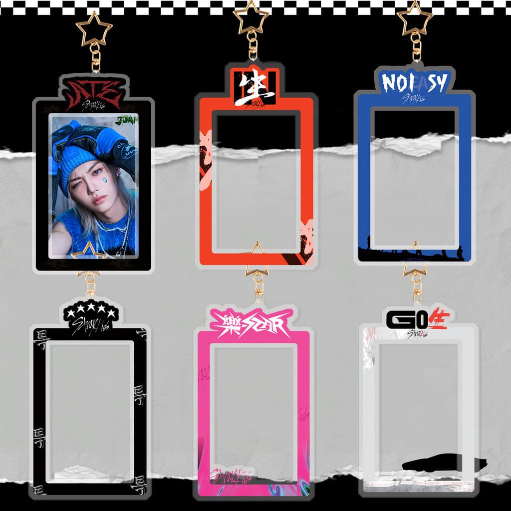 Kpop Stray Kids Acrílico Porta-Cartões De 3 Polegadas Bolsa Chaveiro Chave Pingente Han Felix Bangchan