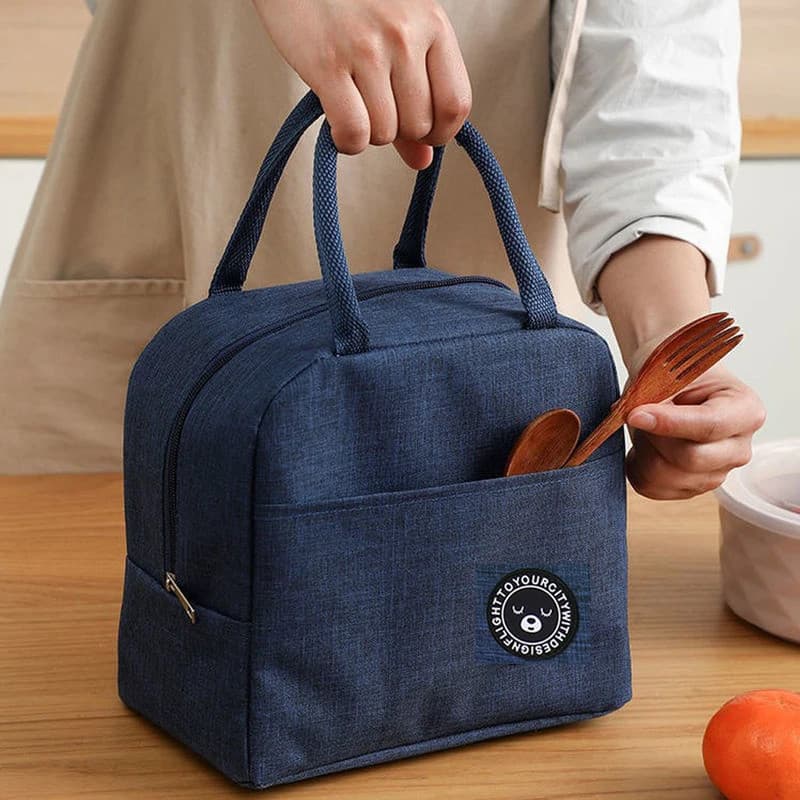Bolsa Térmica para Almoço, Bolsa Bento, Impermeável e Resistente a Óleo para Trabalhadores de Escritório, Bolsa de
