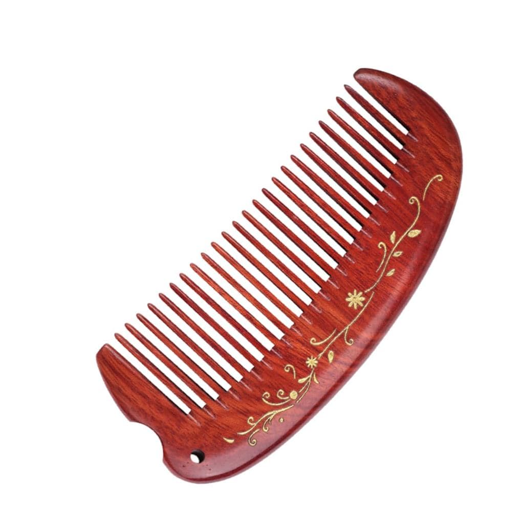Pente Antiestático NOLITOY com Padrão Floral Exclusivo, Ferramenta de Massagem Capilar para Mulheres e Meninas, Material