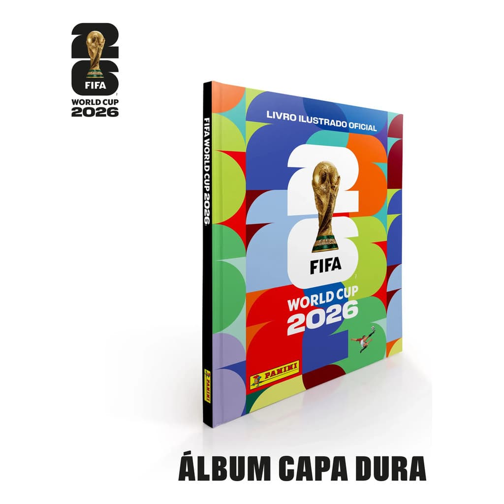 Livro Copa Do Mundo Da Fifa 2026 Álbum De Figurinh Capa Dura