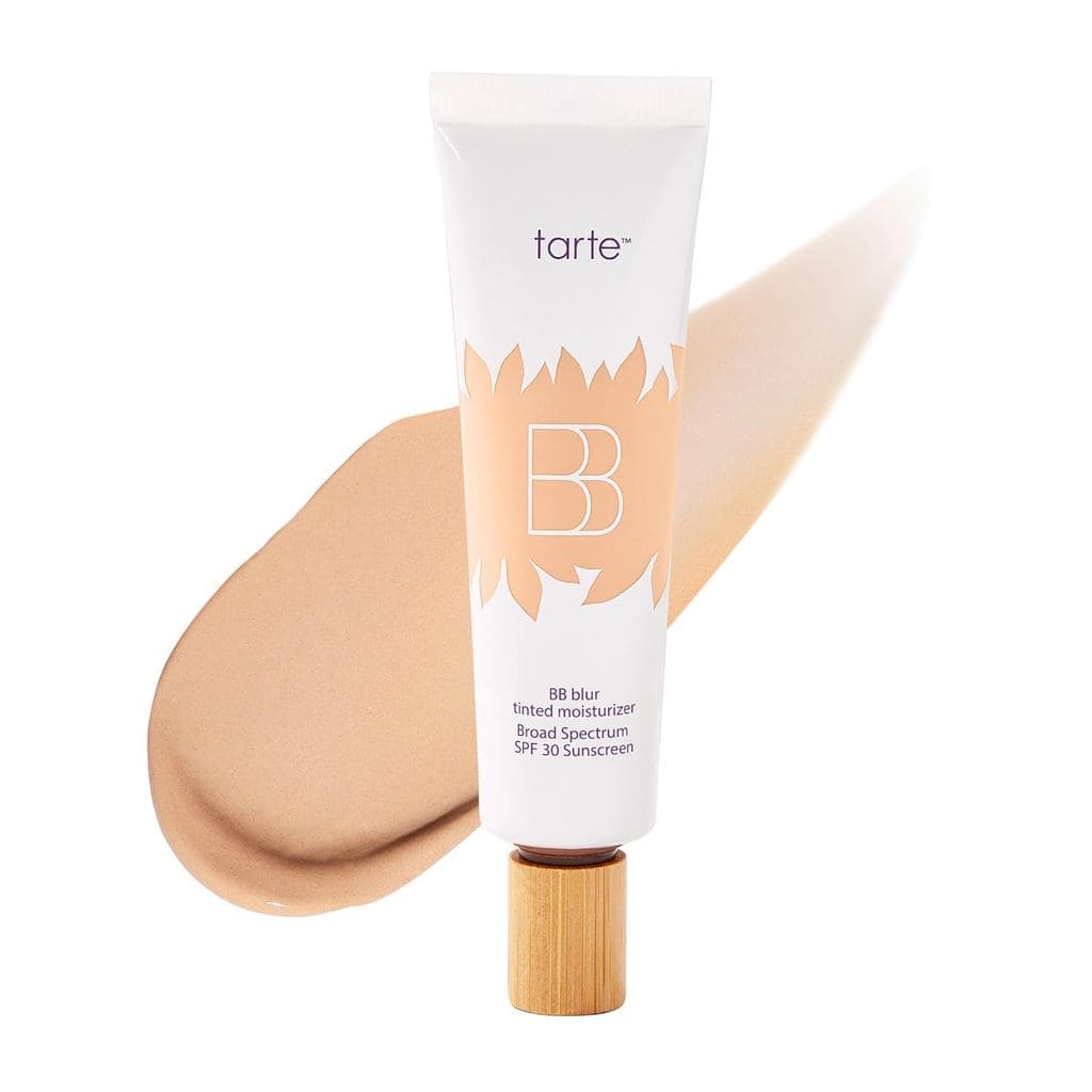 tarte BB Blur Hidratante com Cor, Protetor Solar de Amplo Espectro FPS 30 – Cobertura Média Modulável com Acabamento Fos