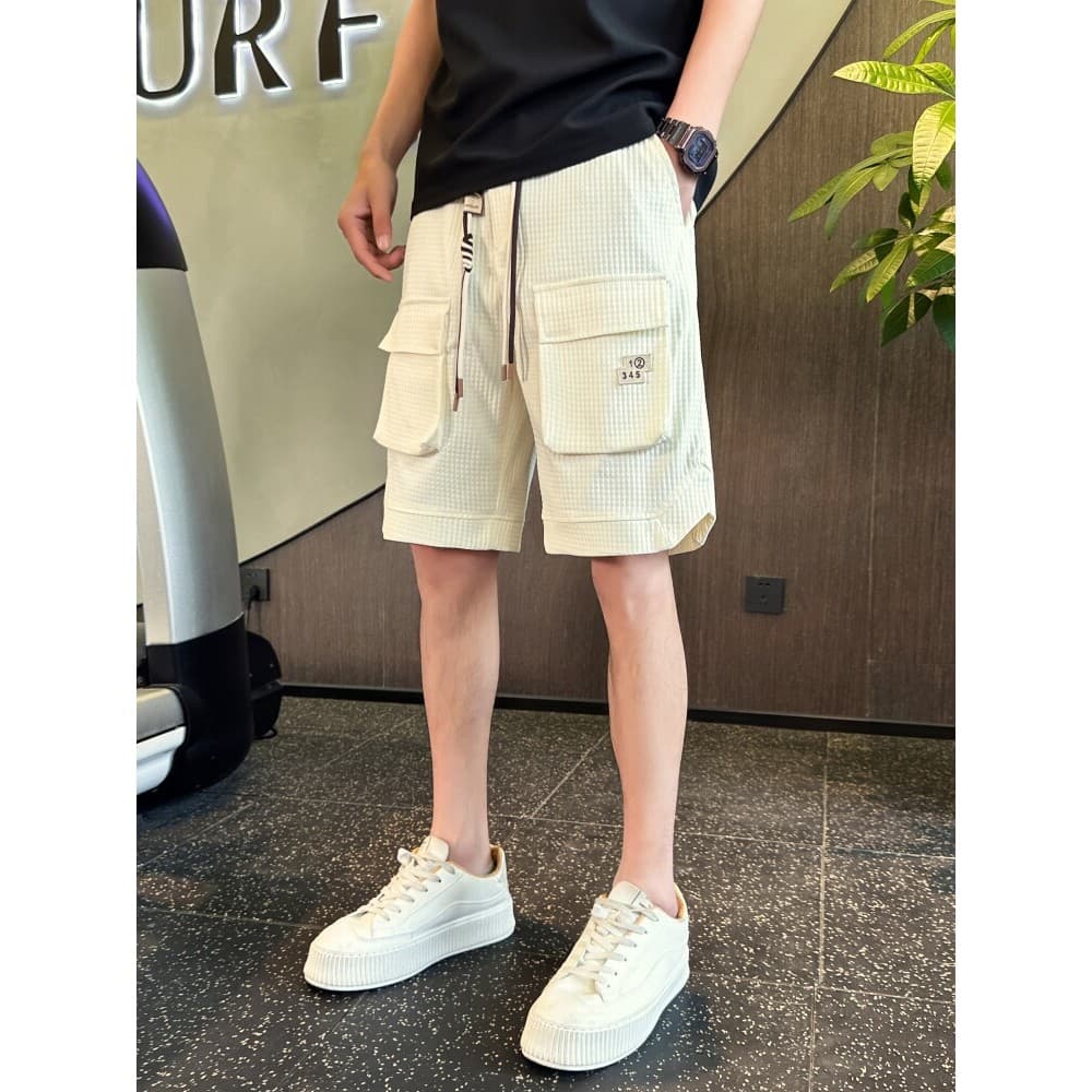 American street wear macacão Shorts masculino verão street wear Puffer bonito estilo fino calças esportivas 2024 novo es