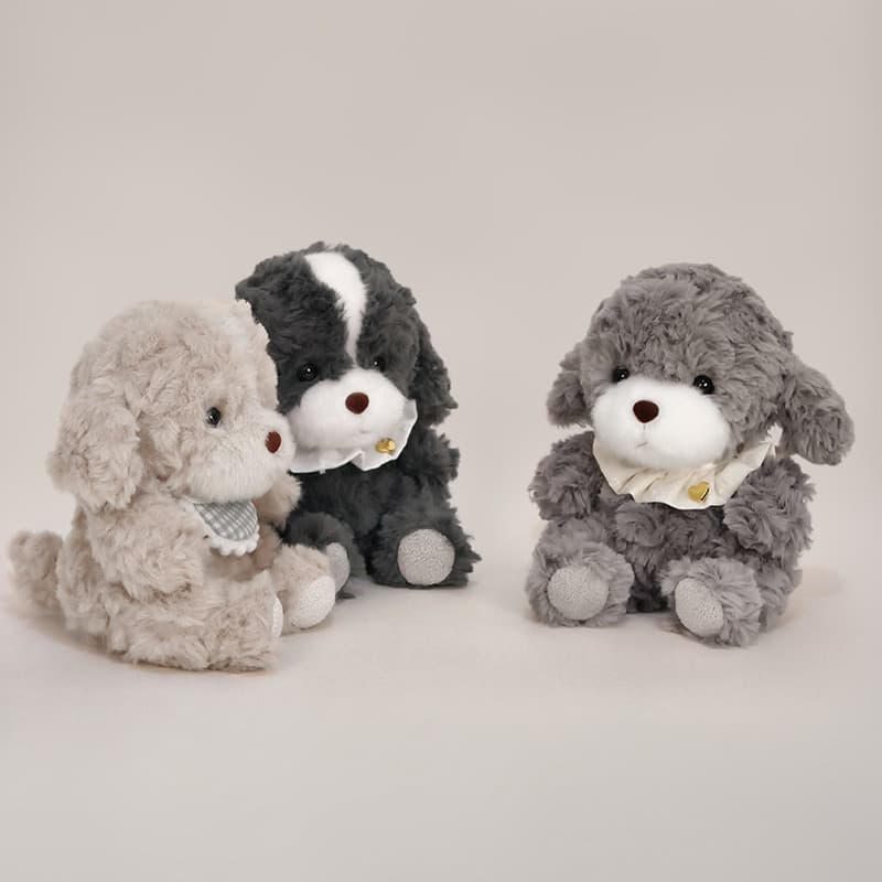 Bonito Babador Filhote De Cachorro Brinquedo De Pelúcia Garra Máquina Boneca Festa De Casamento Jogar Presente Anel Lanc