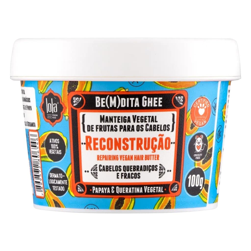 Bemdita Ghee Reconstrucao Mamao 100g - Lola Cosmetics