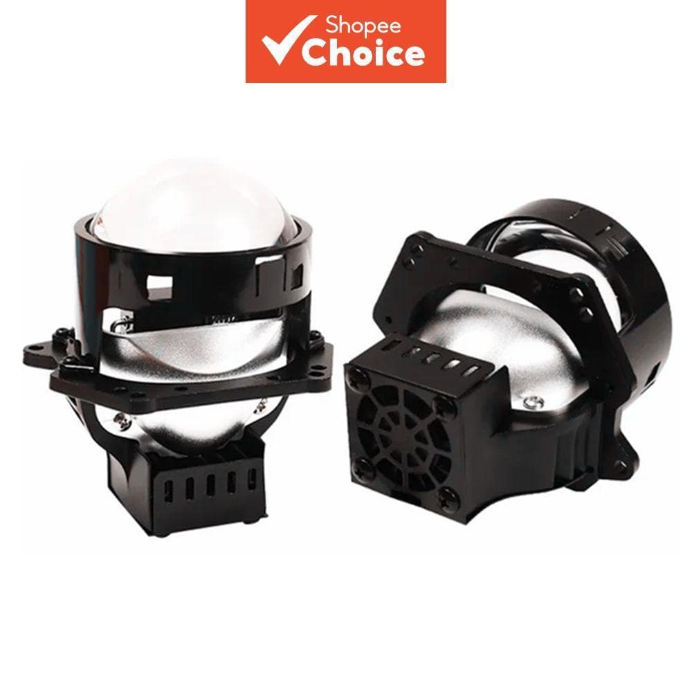 Lente De Projetor Universal 60W 3 Polegadas Bi-LED 40000LM Para Farol H4 H7 9005 9006 Retrofit
