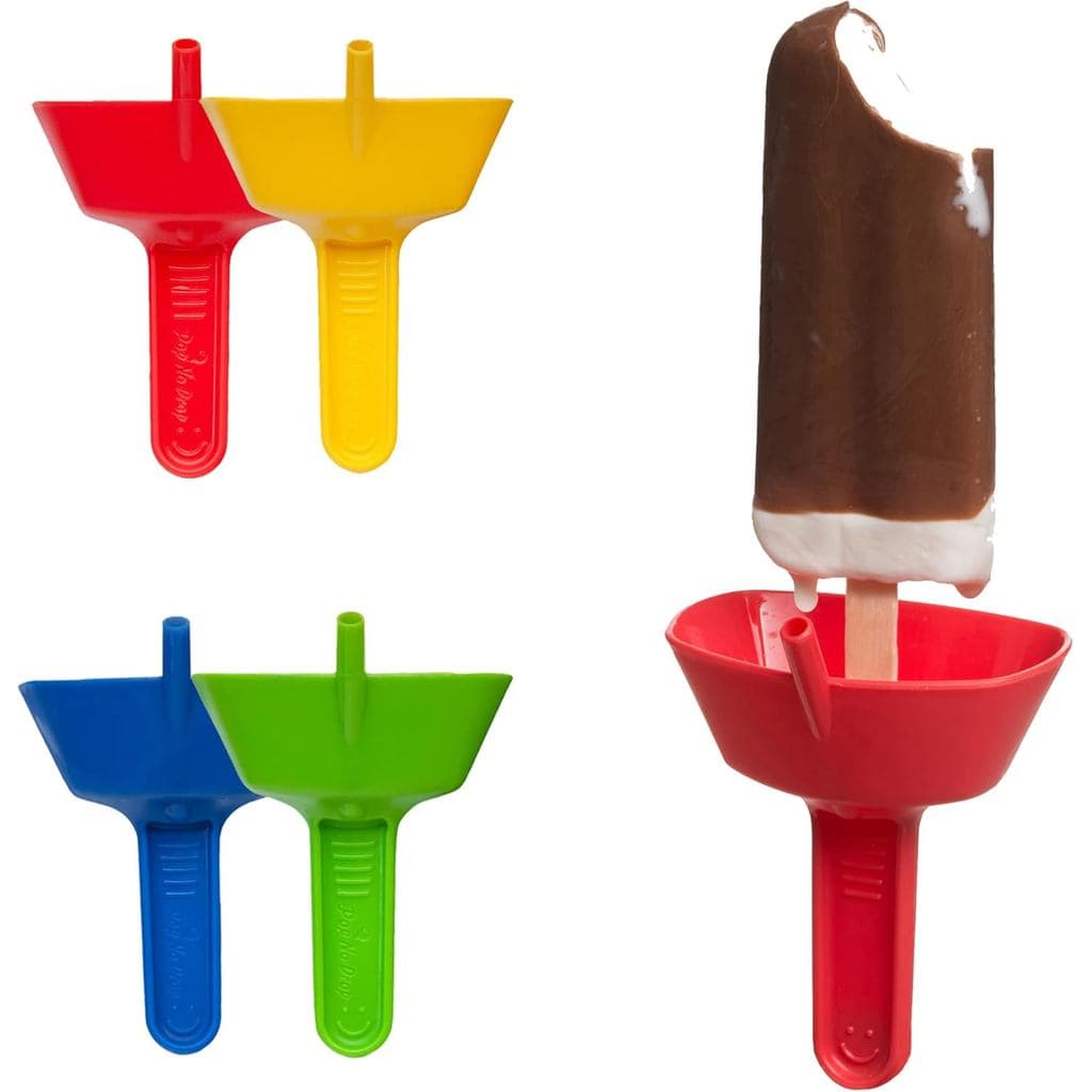 O ORIGINAL Suporte para Picolé Pop No Drop - Livre de BPA e Seguro para Lava-Louças - Suporte para Picolés Sem Sujeira c