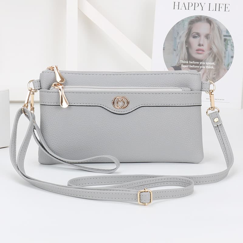 2026 simples bolsa de ombro feminina moda All-Match PU pequeno quadrado saco atacado novo estilo bolsa feminina de meia-