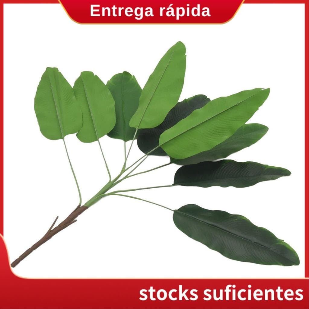 Plantas Artificiais Folhas Tropicais Bananeira Falso Palmeira Folha De Planta Falsas Interior Fora Jardim Decoração De C