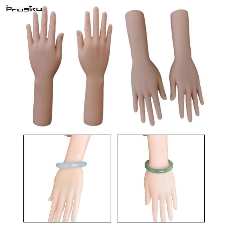 [stdzsw] Manequim Feminino Mão Jóias Display Titular Compacto Prático Multiuso Modelo De Para Pulseira Bancada Cômoda