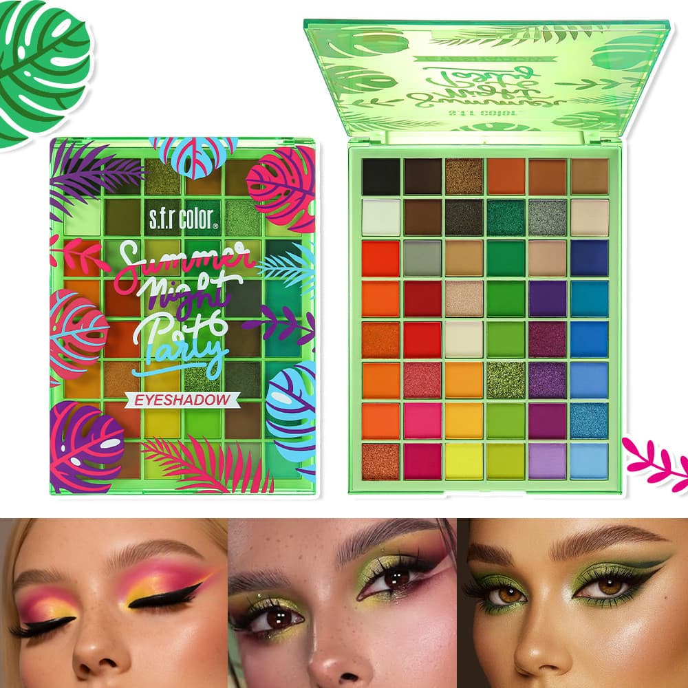 Paleta De Sombras De 48 Cores , Com Brilho Fosco Altamente Pigmentadas E Brilhantes , Maquiagem Colorida De Longa Duraçã