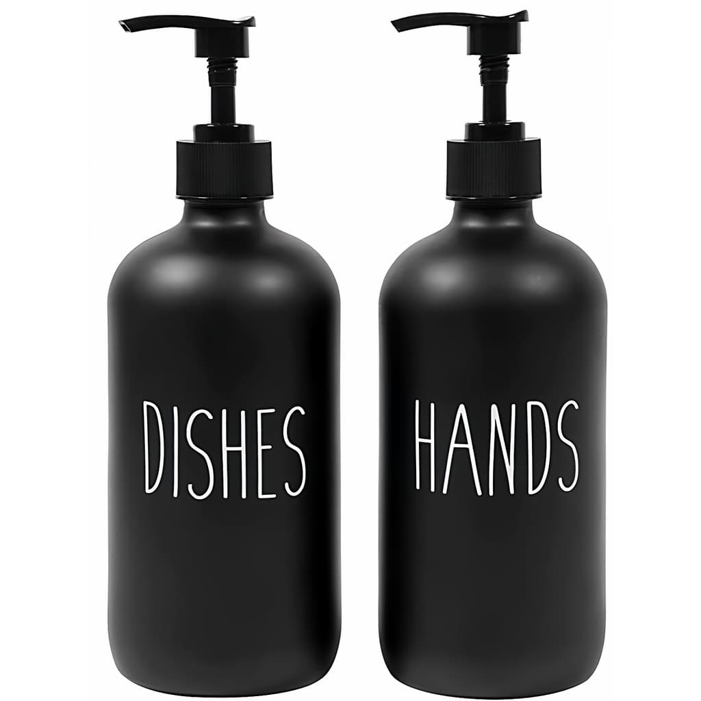 Novo estilo 500ml Boston bandeja de madeira dispensador de sabão de vidro Shampoo imprensa desinfetante para as mãos pre