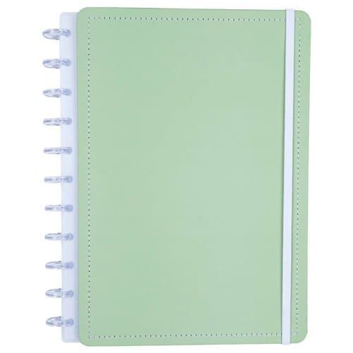 Caderno Grande Capa Dura Rigida Folhas Reposicionaveis Acabamento Elegante Organizacao Estudos Anotacoes