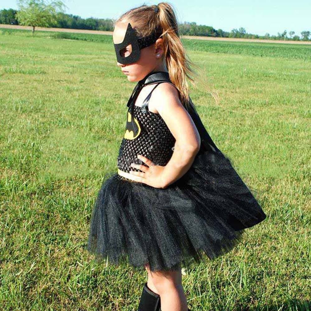 Nova menina Batman traje Halloween Marvel Heroes Batman cos Pettiskirt evento traje