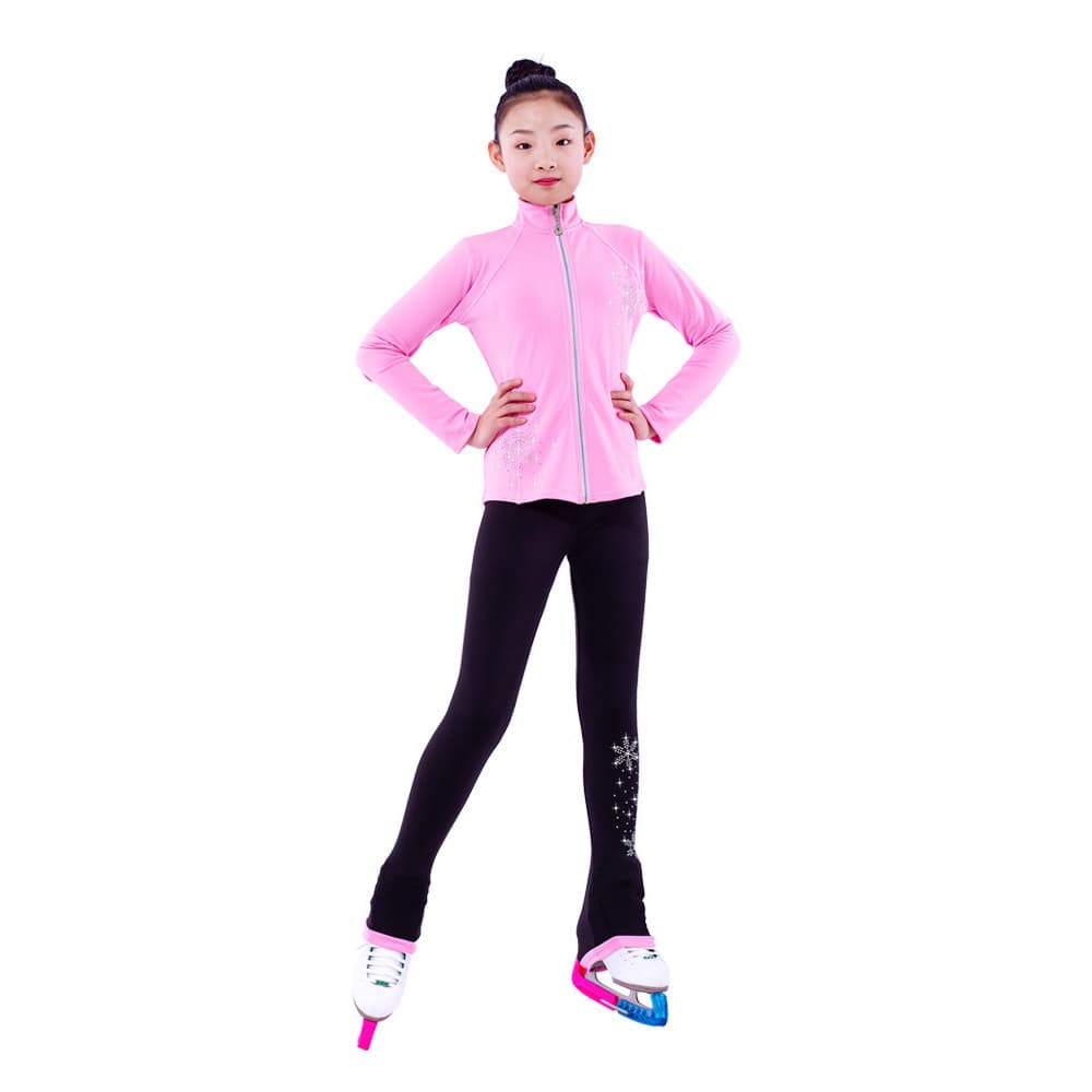 Dança no gelo Qingying padrão patinação terno meninas terno de treinamento calças de patinação quatro estações veludo fi
