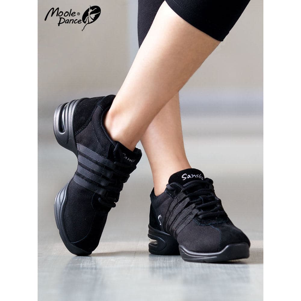 Sansha sansha sapatos de dança femininos genuínos e modernos sapatos de Jazz de dança quadrada sapatos de dança