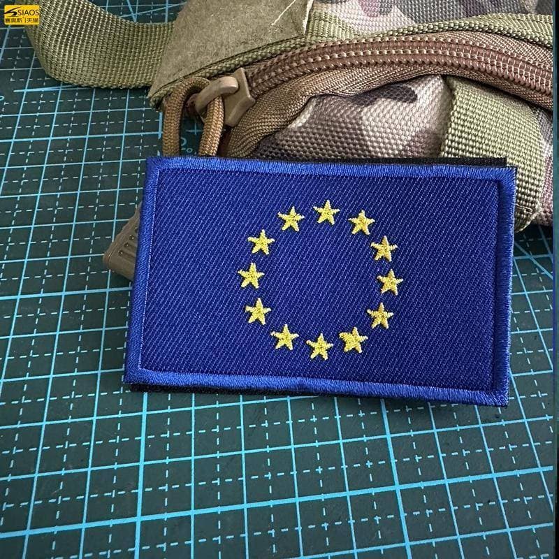 Mochila de velcro dedicada, bolsa adesiva de velcro dedicada, bandeira nacional mundial, adesivo de braçadeira bordada,