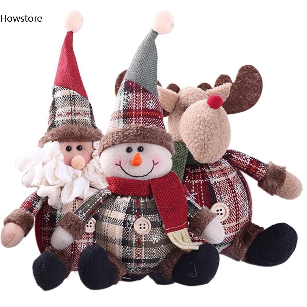 Boneco De Mesa De Natal Papai Noel / Boneco De Neve Para Decoração De Casa / Natal