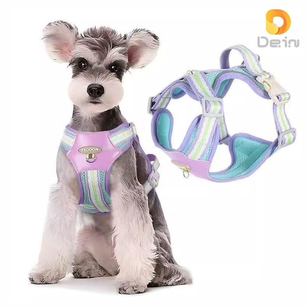 Peitoral para Cachorro com Guia 1,85m Refletivo – Ajustável e Confortável