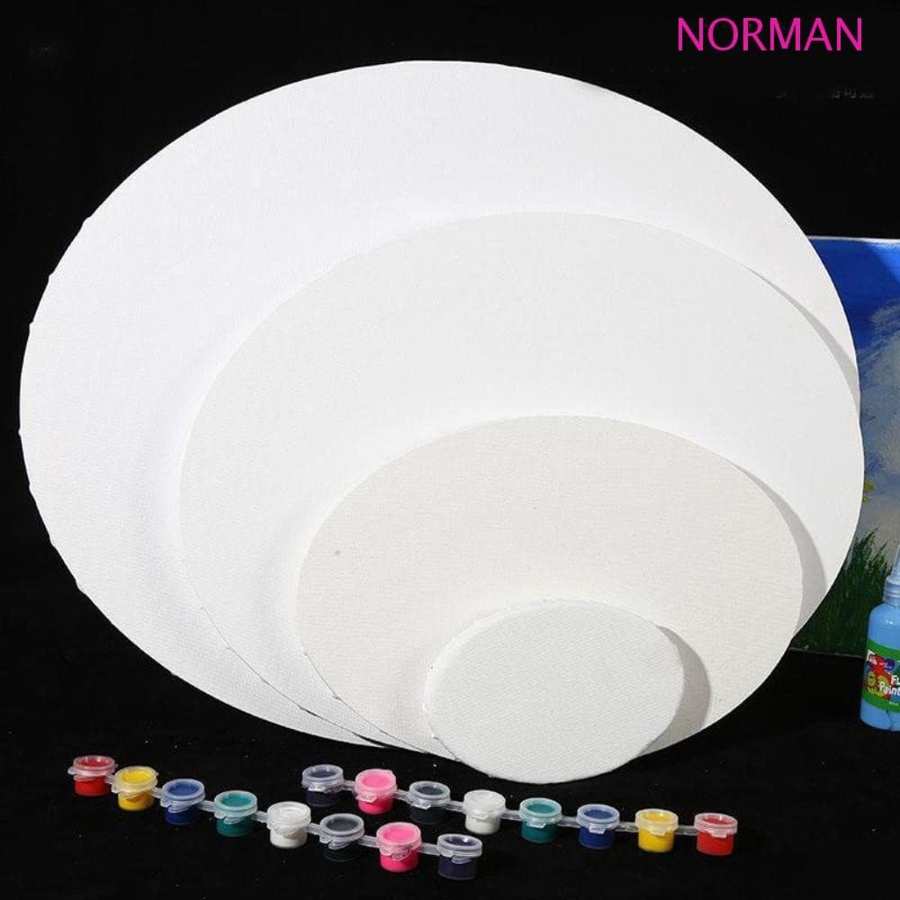Tela De Óleo Oval NORMAN , Quadro De Pintura Em Branco , Artista De Prancheta De Vários Tamanhos De Algodão Grosso