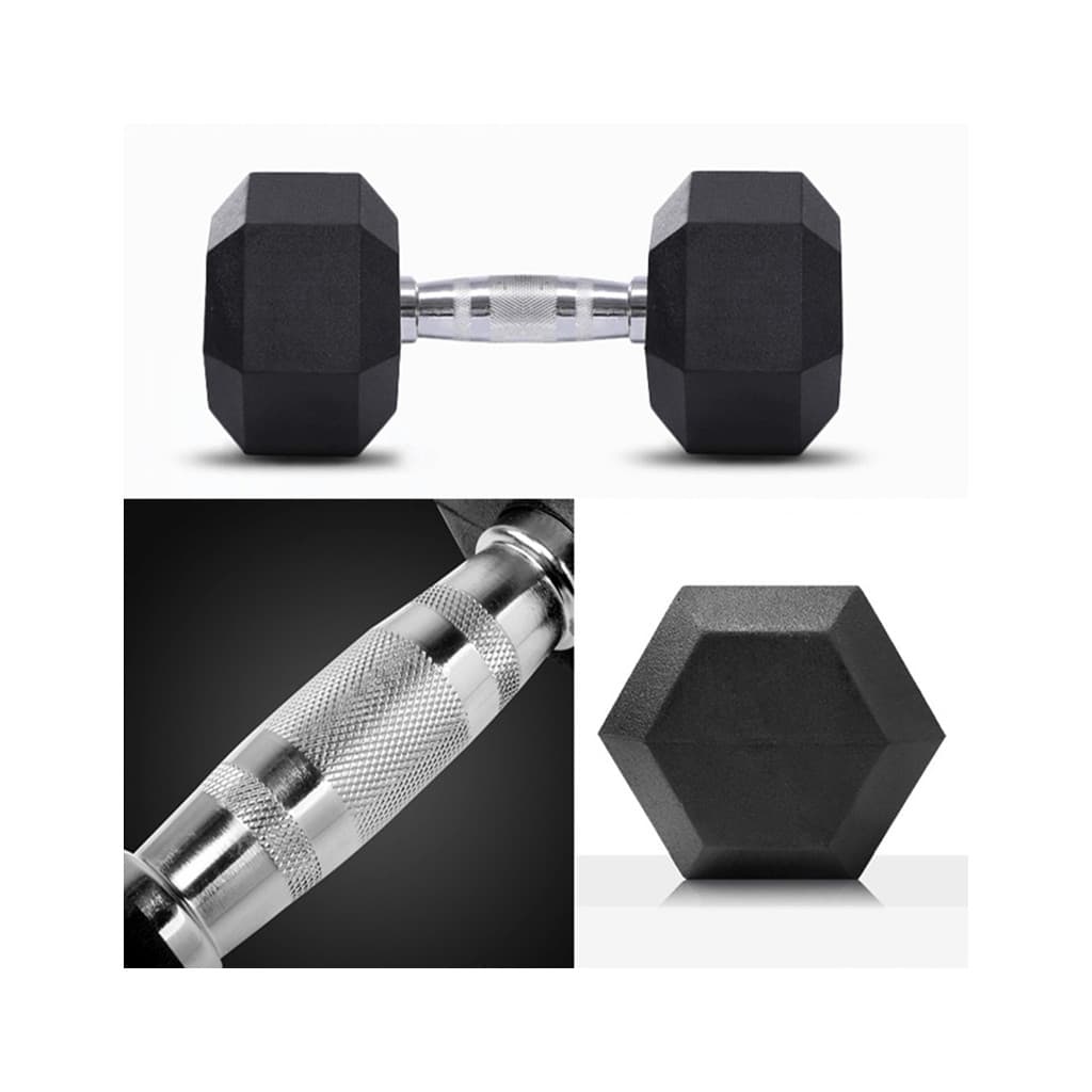 Par de Dumbbell Sextavado - 5KG - SS ESPORTES