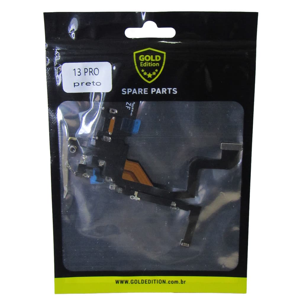 Placa de carga Dock Conector Gold para iPhone 13 Pro
