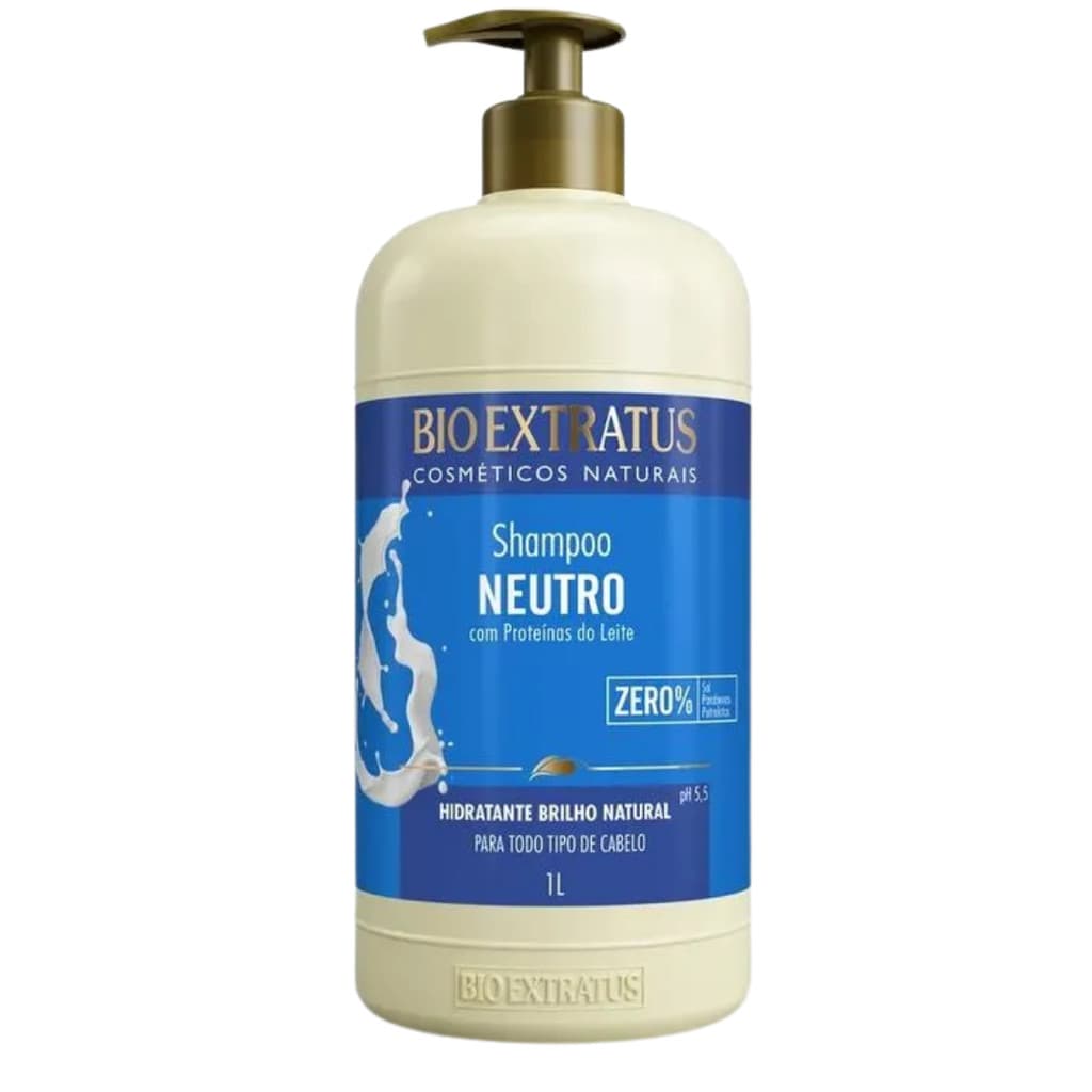 Shampoo Bio Extratus Neutro Proteínas do Leite 1L