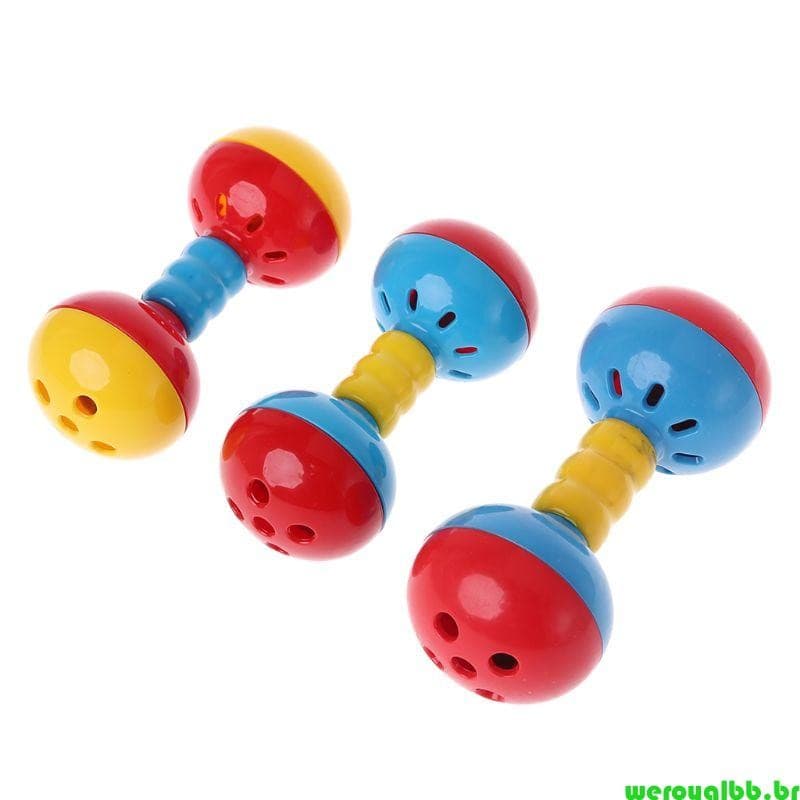 weroyalbb Pássaro Papagaio Brinquedo Colorido Brinquedos Sino Interativo Gaiola Acessórios Para Pássaros Médio