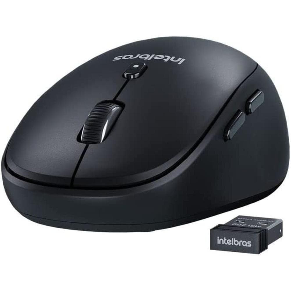 Mouse Sem Fio Intelbras Msi200 - Preto
