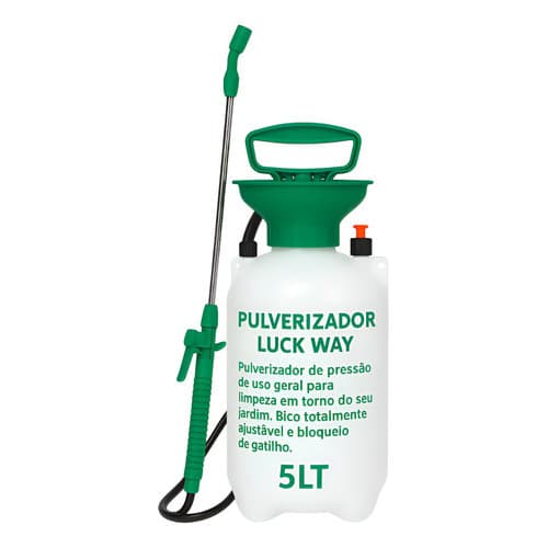 Pulverizador Borrifador Manual 5 Litros Alta Pressão Jardim