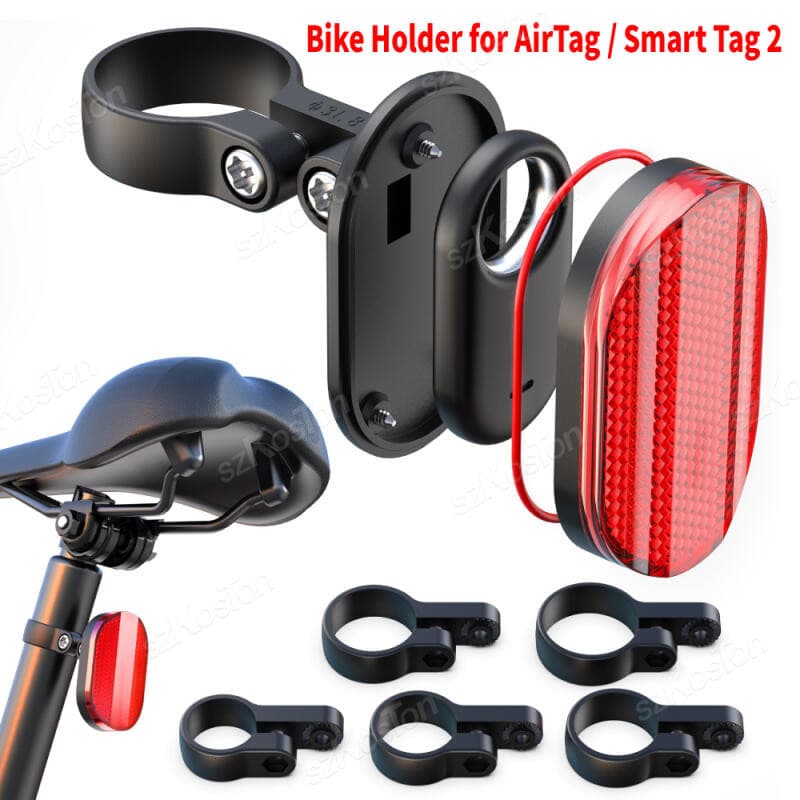 Suporte De Bicicleta Atualizado Para Samsung Smart Tag 2 , Moto E AirTag Case Holder Capa Protetora De Rastreador À Prov