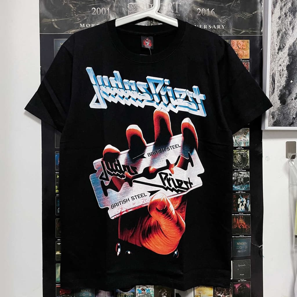 Music.Soul Camiseta Unissex Judas Priest Heavy Metal Rob Halford Clássico Fãs 100% Algodão