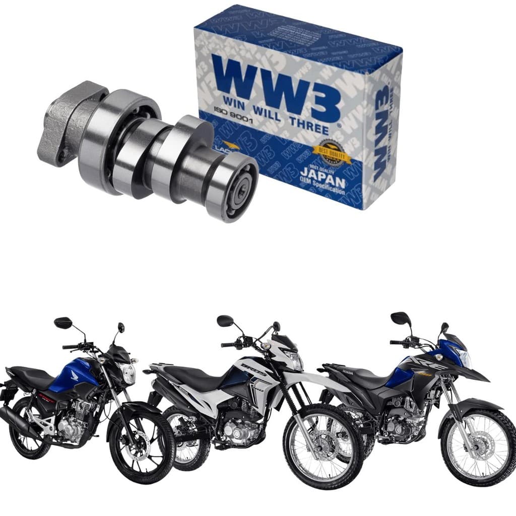 Árvore Comando Racing WW3 Honda Cg 160 XRE 190 Alta Média