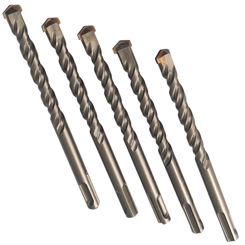 Kit 5 Broca Videa Encaixe Sds Plus 8mm X 110mm Para Concreto