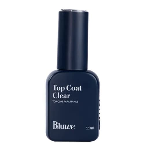 Top Coat Clear 11ml Bluwe Gel Top Coat Bluwe Top Coat Clear Cor Clear 11ml