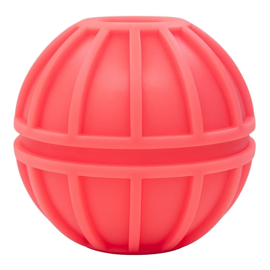Brinquedo Bola Porta Petisco Frisada Grande Cachorro Pet 8cm Petisqueira Brincar Mordedor