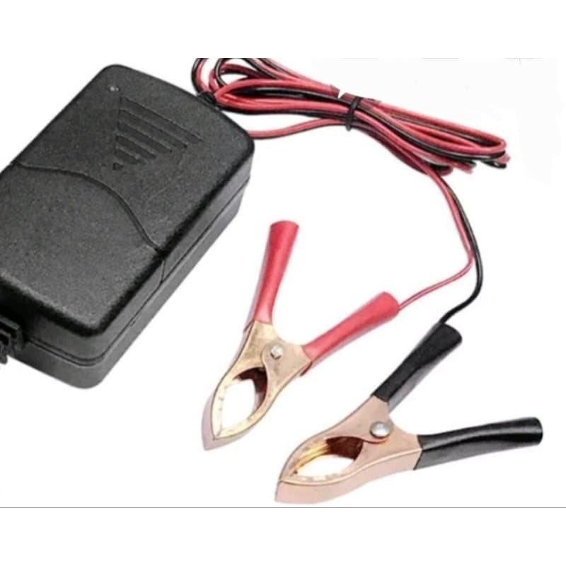 Carregador 12v 2a Para Bateria de 12v C/ Garra Bivolt