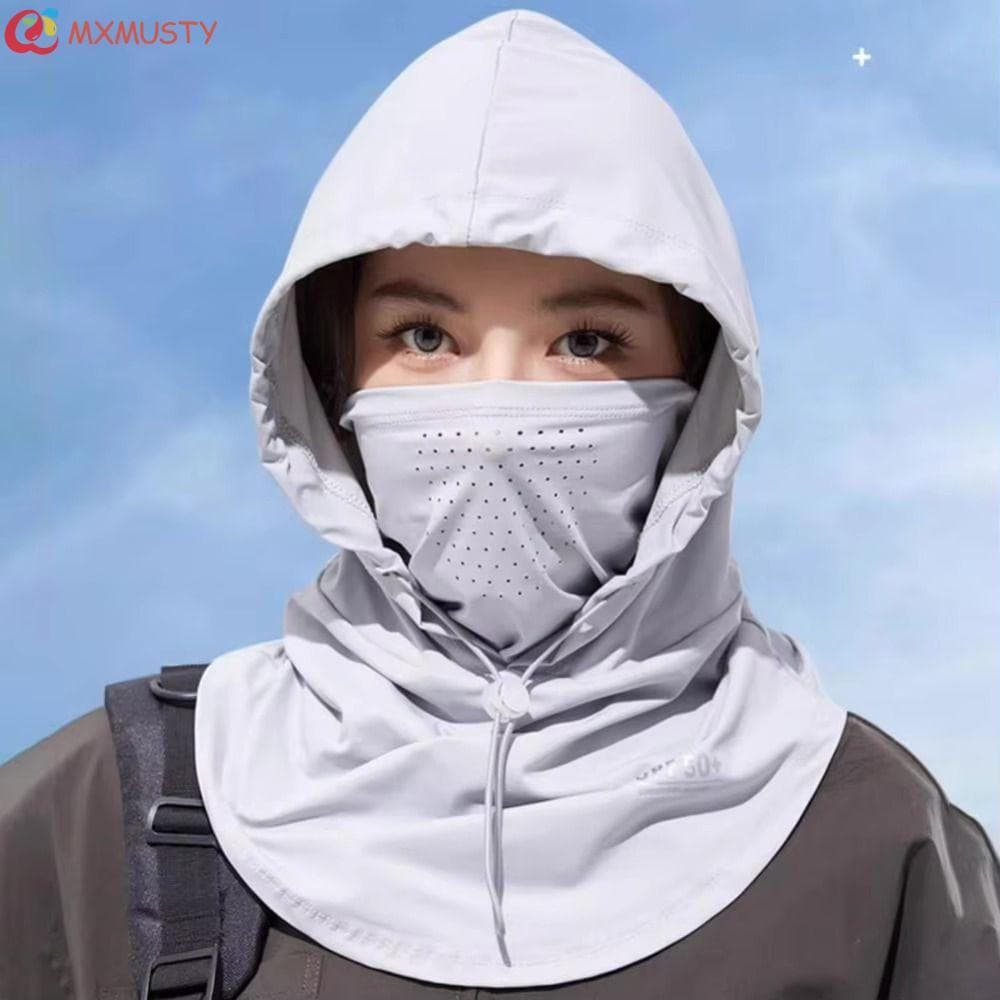 Máscaras De Proteção UV Para Ciclismo MXMUSTYZA , Chapéu Balaclava Anti-Ajustável De Uso Duplo , Pescoço