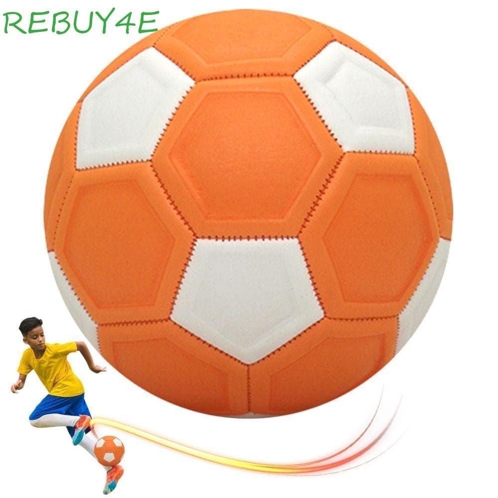Bola De Futebol Curva REBUY4E , Linhas Curvas Recreativas , Juvenil , Jogo Laranja